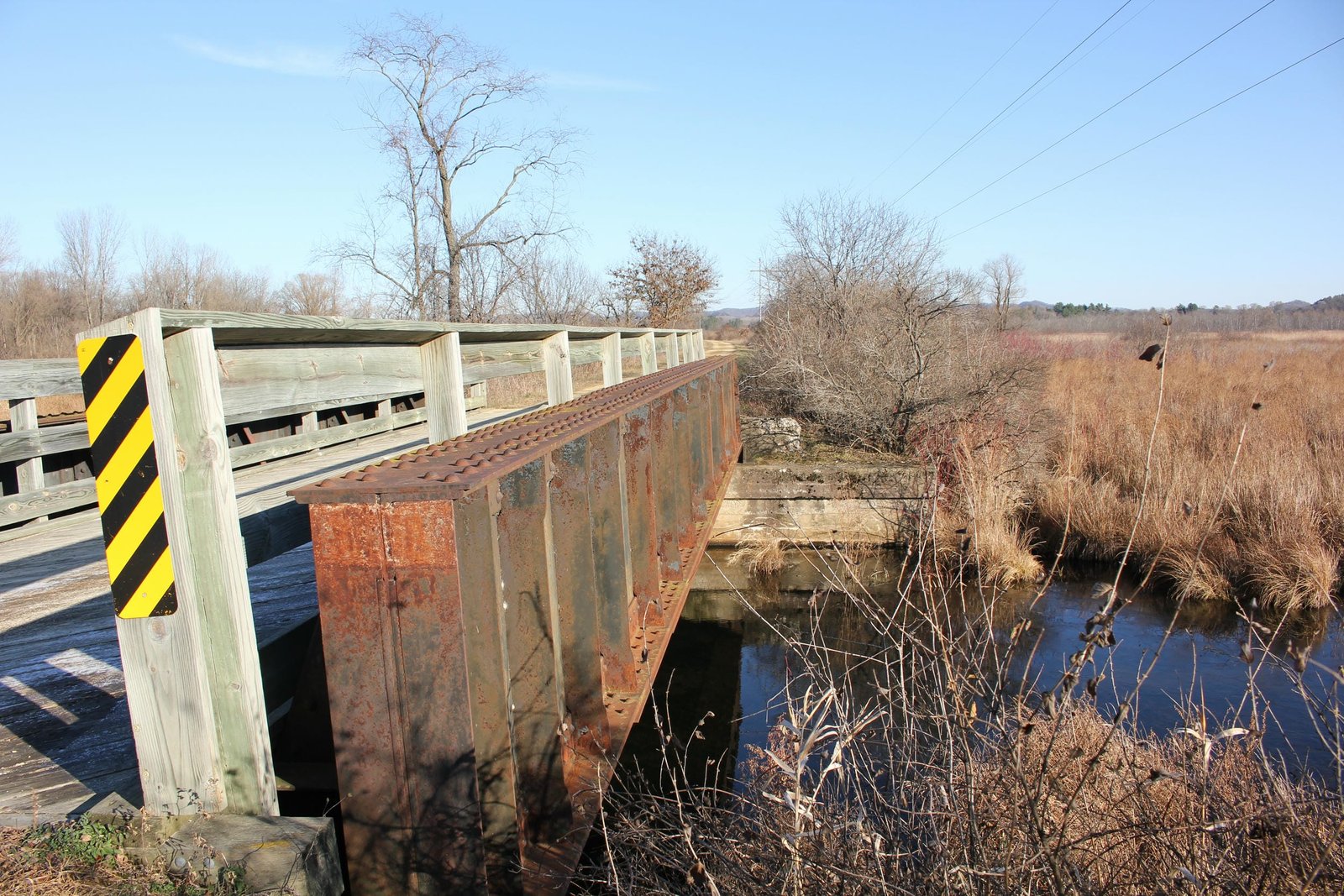Looking east